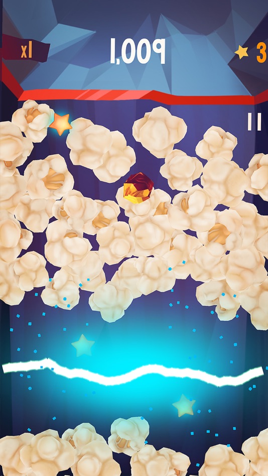 #1. Popcorn Blast 3D (iOS) Podle: RetroStyle Games