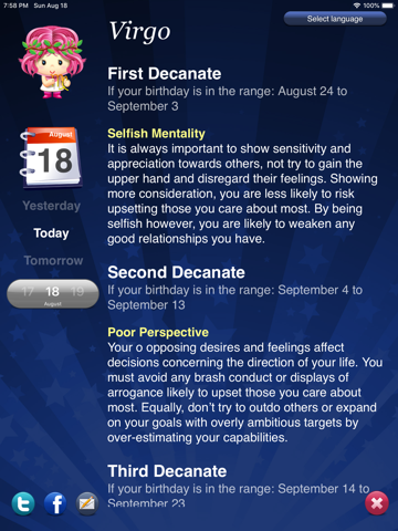 Horoscope HD Pro - náhled
