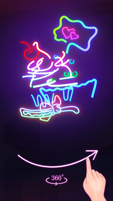 Neon Glow - 3D Color Puzzleのおすすめ画像4