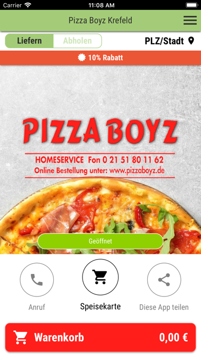Screenshot #1 pour Krefeld Pizza Boyz