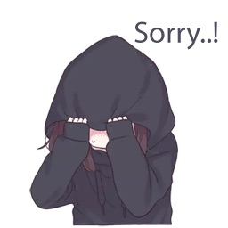 Cute menhera Anime Stickers