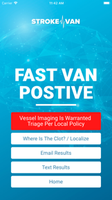 StrokeVAN App screenshot