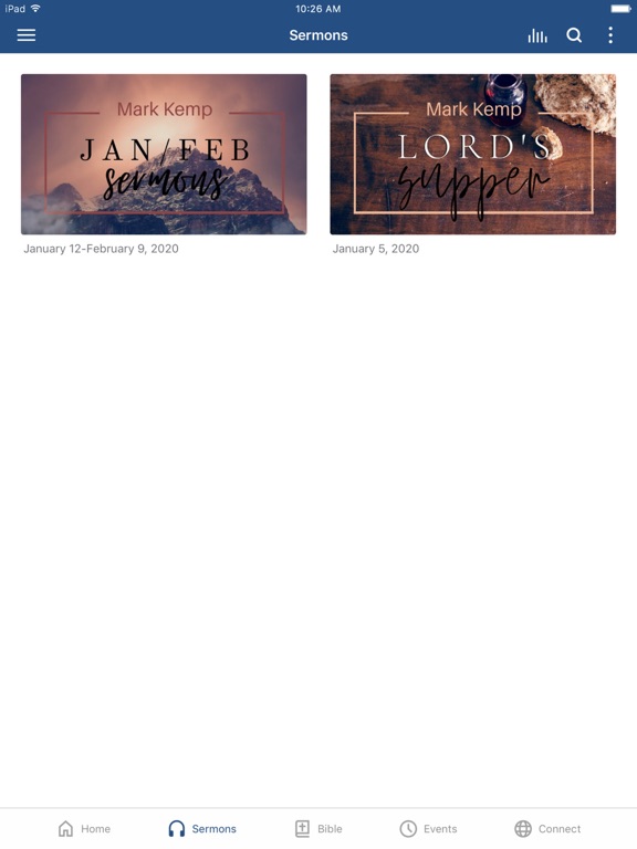 FBC Cove iPad screenshot 2 - Lifestyle app