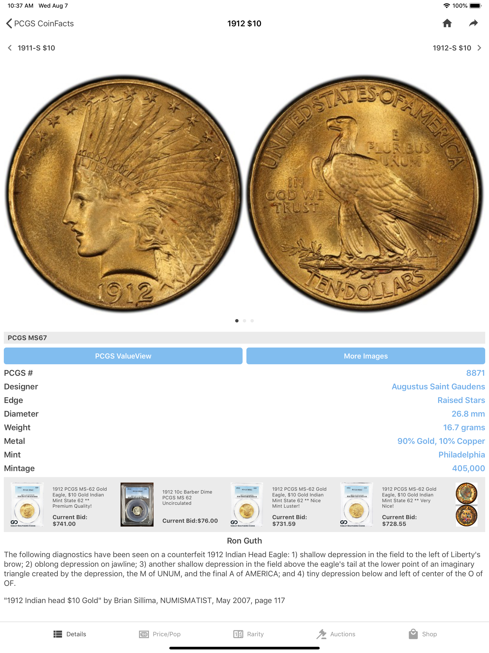 PCGS CoinFacts Coin Collecting