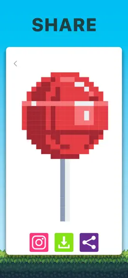 Game screenshot Pixlz - pixel art stickers hack