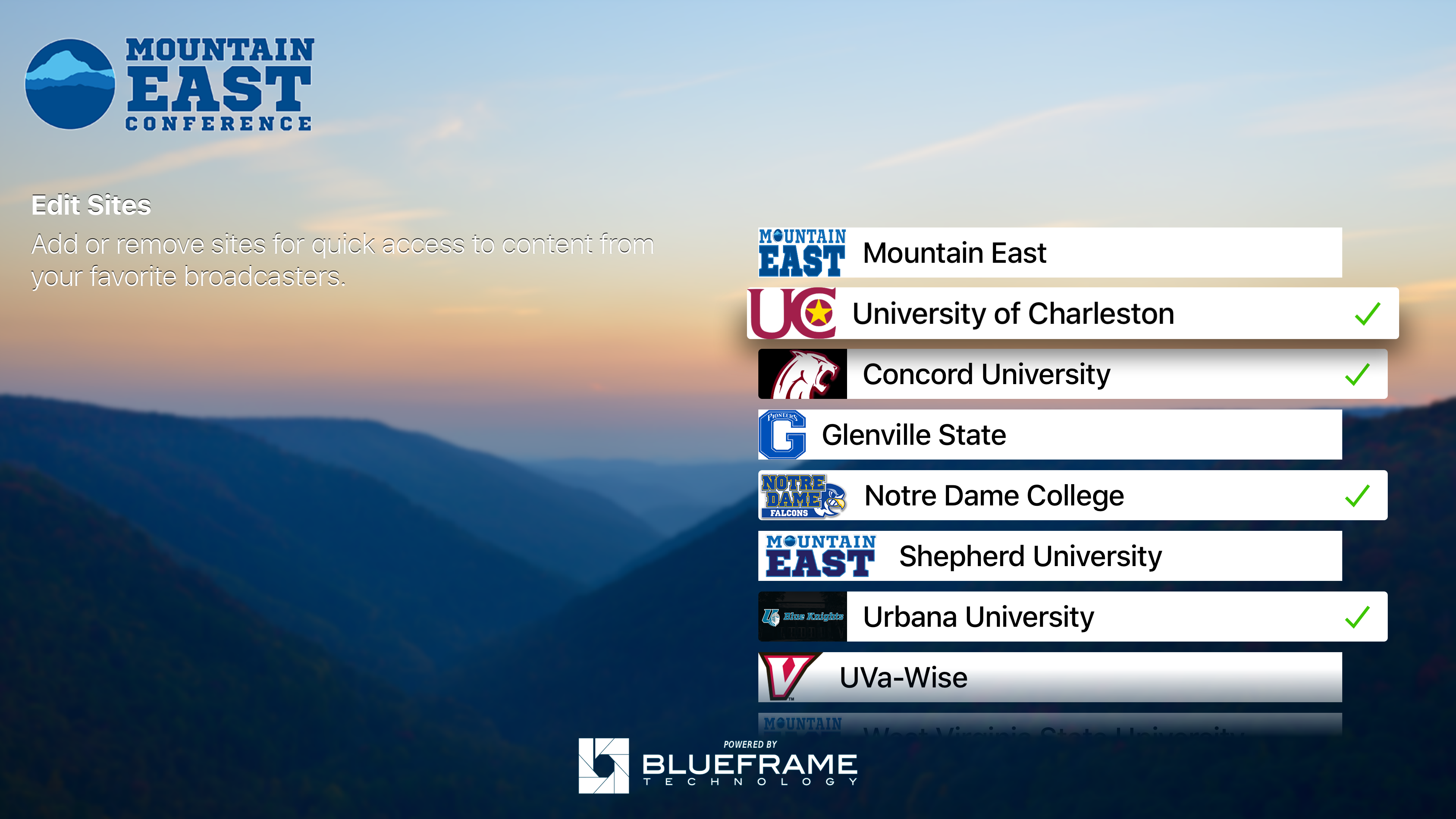 Mountain East Conference screenshot 12