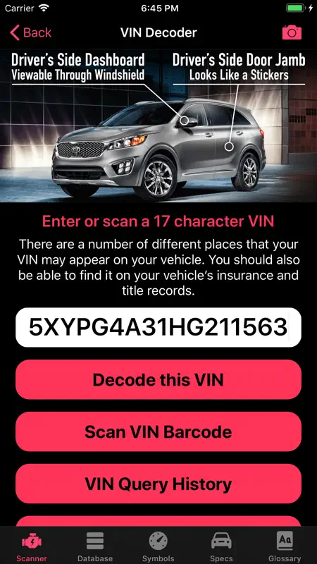 KIA OBD App screenshot 1 of 10