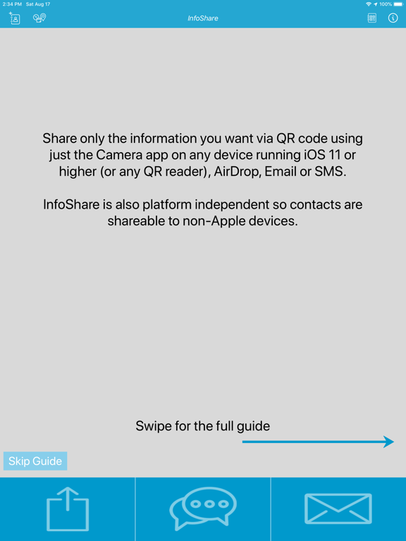 Screenshot #1 for Info Share: QR Code Generator