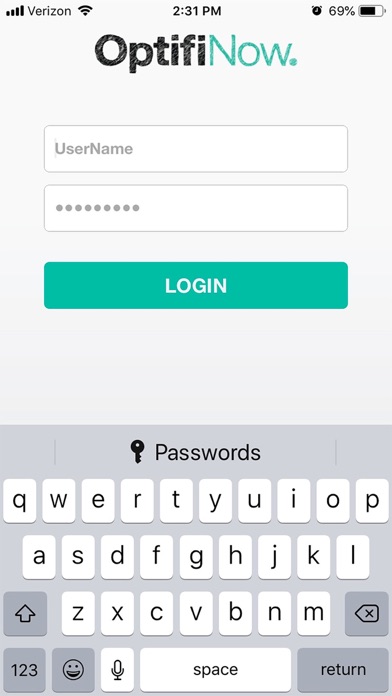 OptifiNow iPhone screenshot 1 - Business app