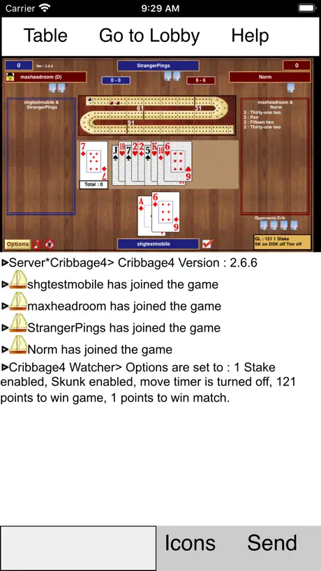 SHGCribbage 4 Player