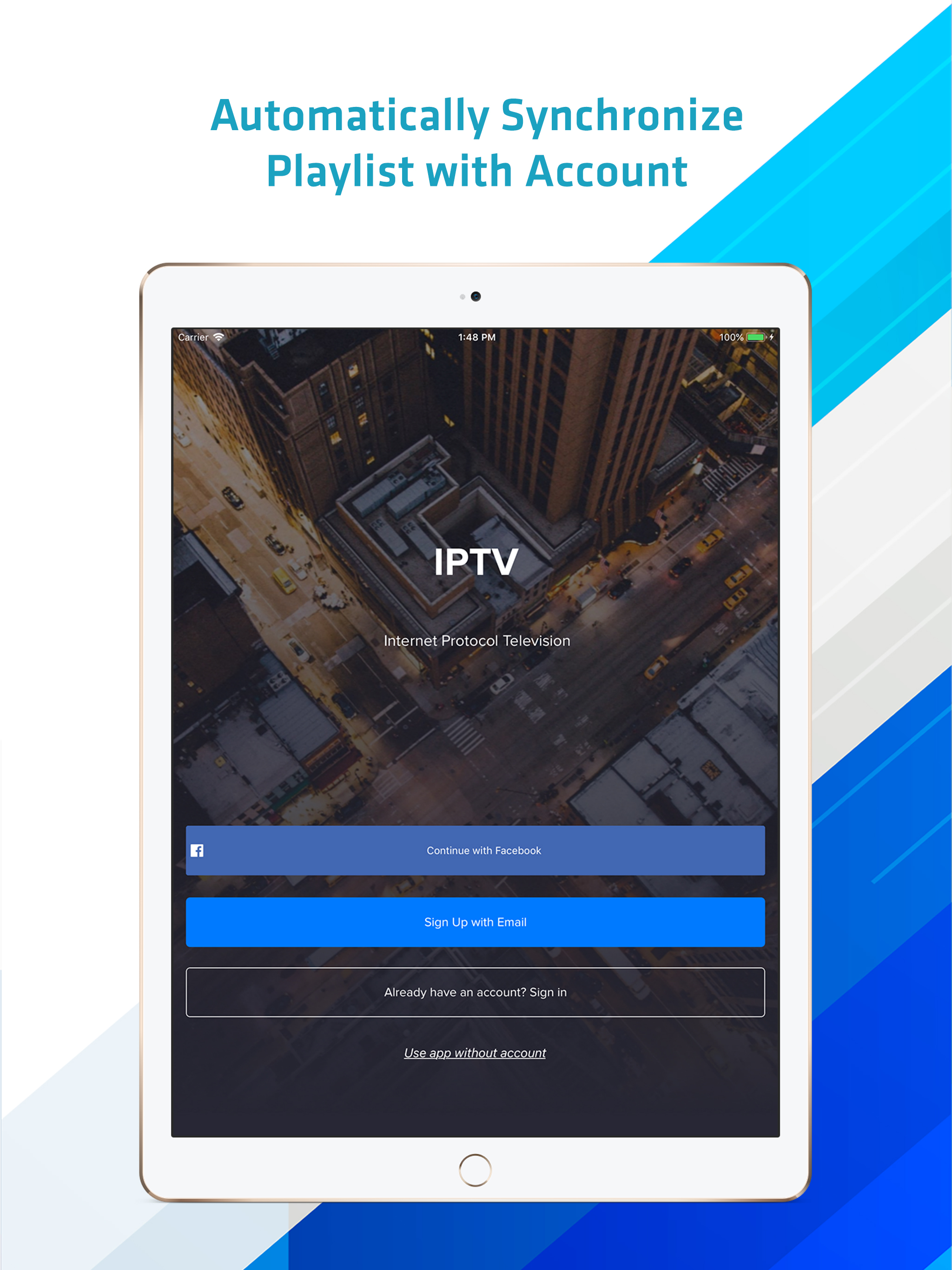 IPTV Player Pro: play m3u file