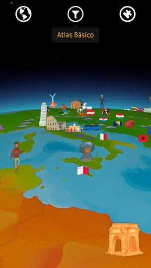 Captura de pantalla de Barefoot Atlas Del Mundo en iPhone 1