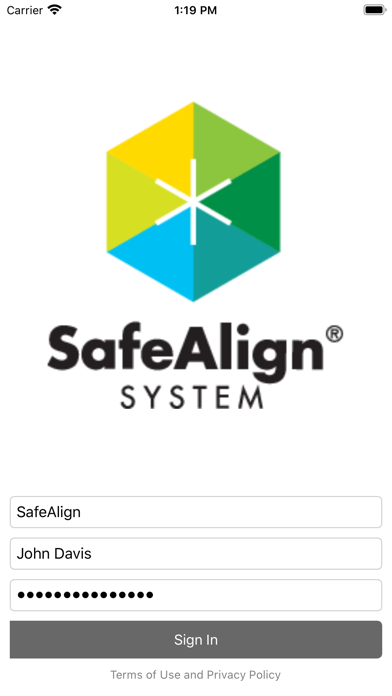 SafeAlign Screenshot
