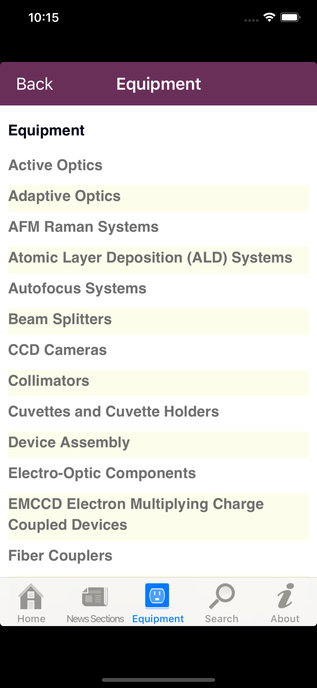 AZoOptics screenshot 4