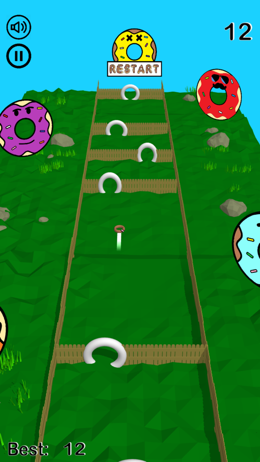 #3. Le Donut Run (iOS) 由: Bubba Creative, LLC
