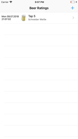 Screenshot von Beerratings auf dem iPhone 1