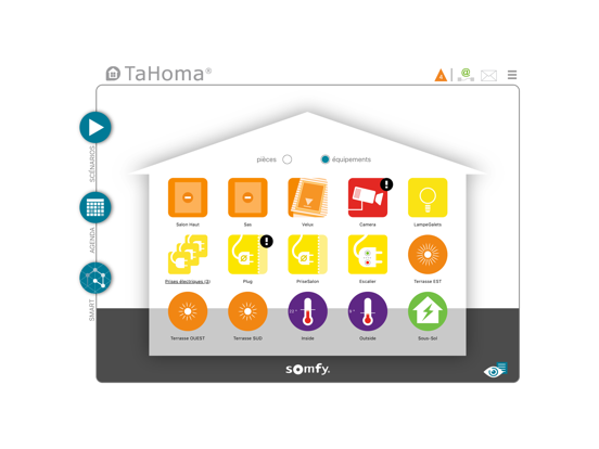 TaHoma Classic HD by Somfy iPad app afbeelding 1