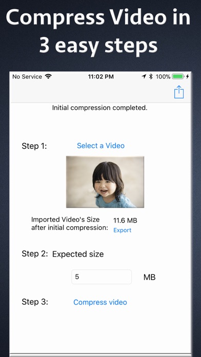 Screenshot #2 pour Video Size Compressor