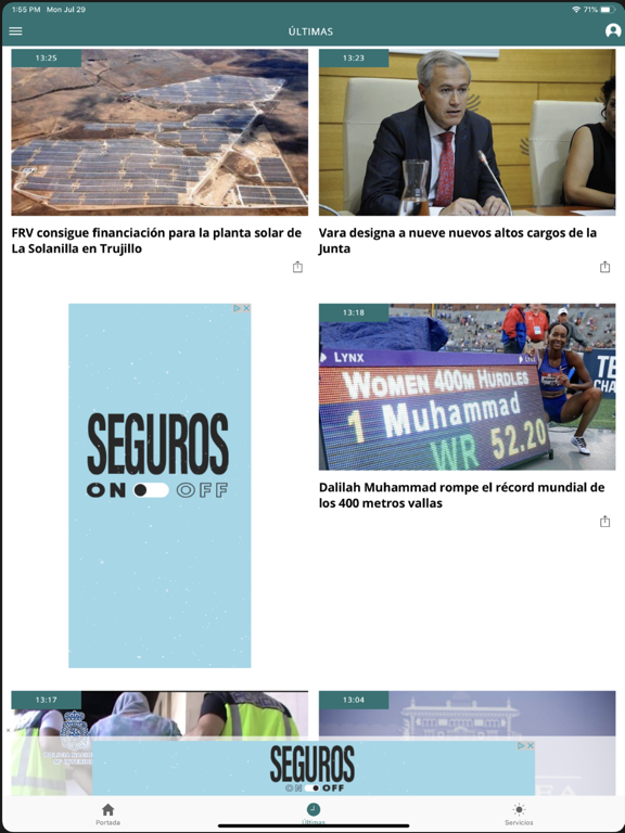 El Periódico Extremadura iPad screenshot 4 - News app