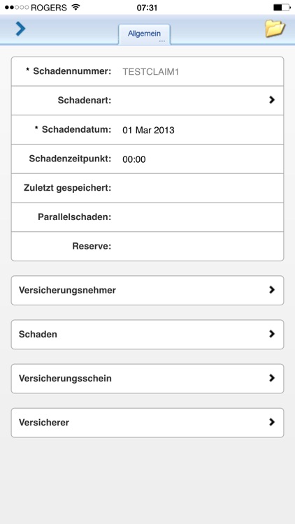 Symbility Mobile Claims (DE)