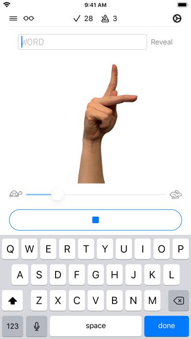 Screenshot #2 pour ASL Fingerspelling Practice