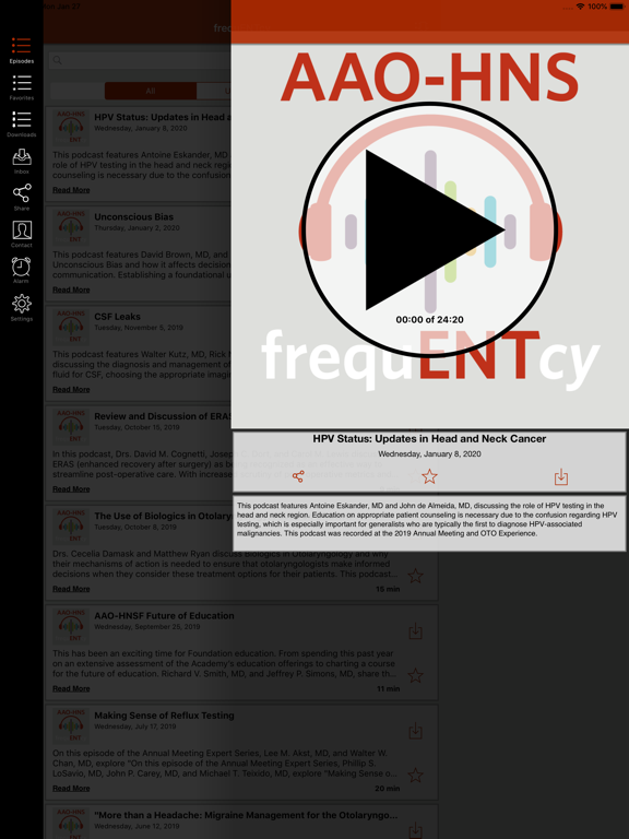 frequENTcy iPad screenshot 2 - Medical app