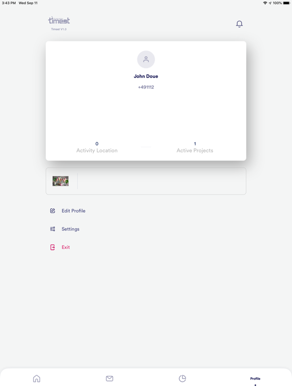 Timeet Attendance Service iPad screenshot 5 - Business app