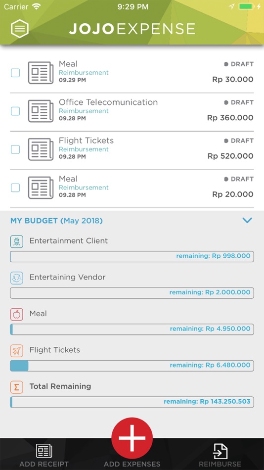 #2. Jojo Expense (iOS) 由: Jojonomic PTE. LTD.