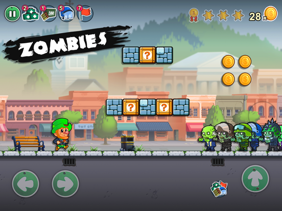 Lep's World Z - Zombie Spil iPad app afbeelding 1