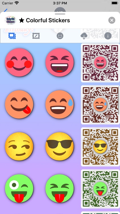 Colorful Stickers and Emoji screenshot-3