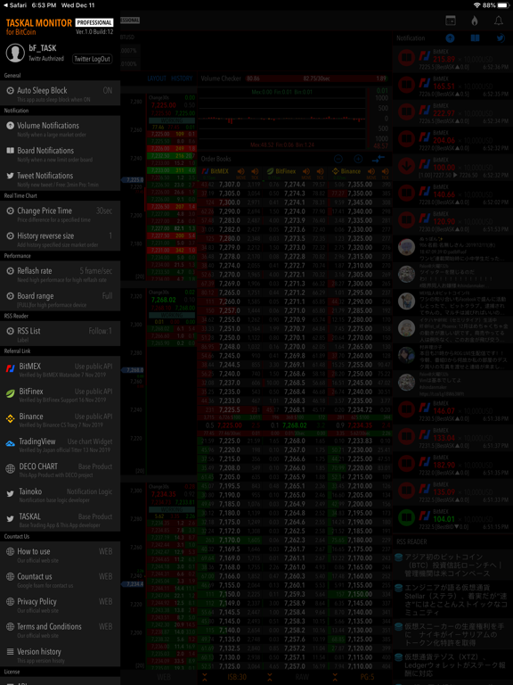 Screenshot #6 pour TASKAL MONITOR for BitCoin