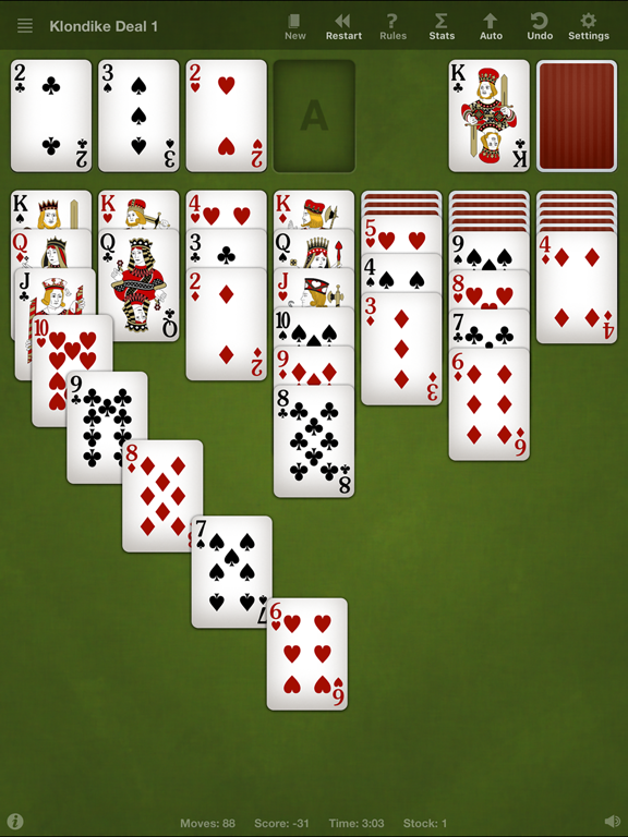 Screenshot #4 pour Solitaire HD by Solebon