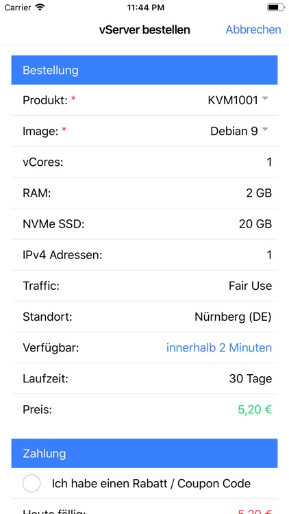 PFXhosting Kundencenter