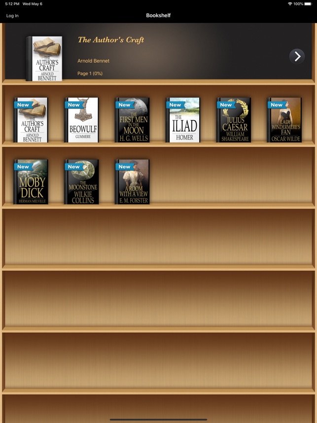 Ebook Reader su App Store