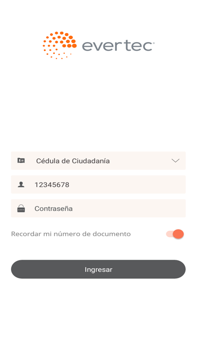 App screenshot