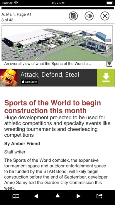 Garden City Telegram eEdition Screenshot