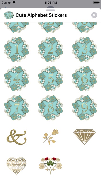 Cute Alphabet Stickers screenshot-3