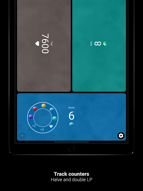 Quantum - LP Counter for Yugi iPad screenshot 4 - Utilities app