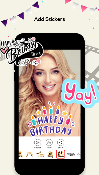 Birthday Video Maker Songs Screenshot