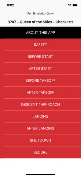 Game screenshot B747 Checklist mod apk