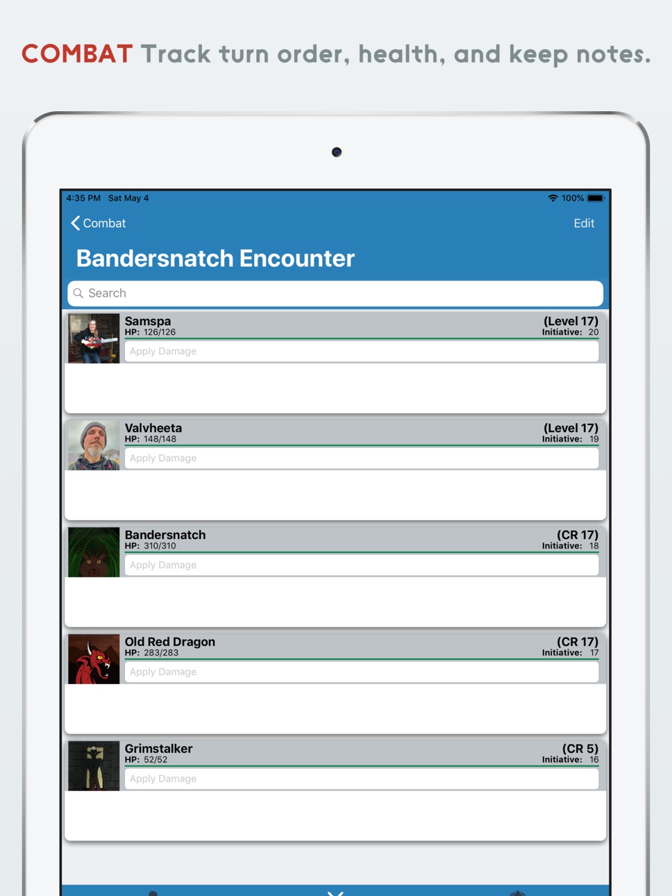 iPad screenshot