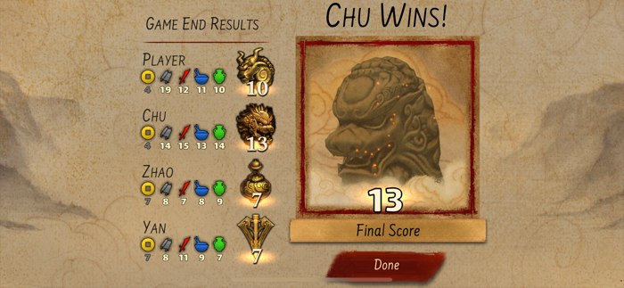 Reiner Knizia Yellow and Yangtze