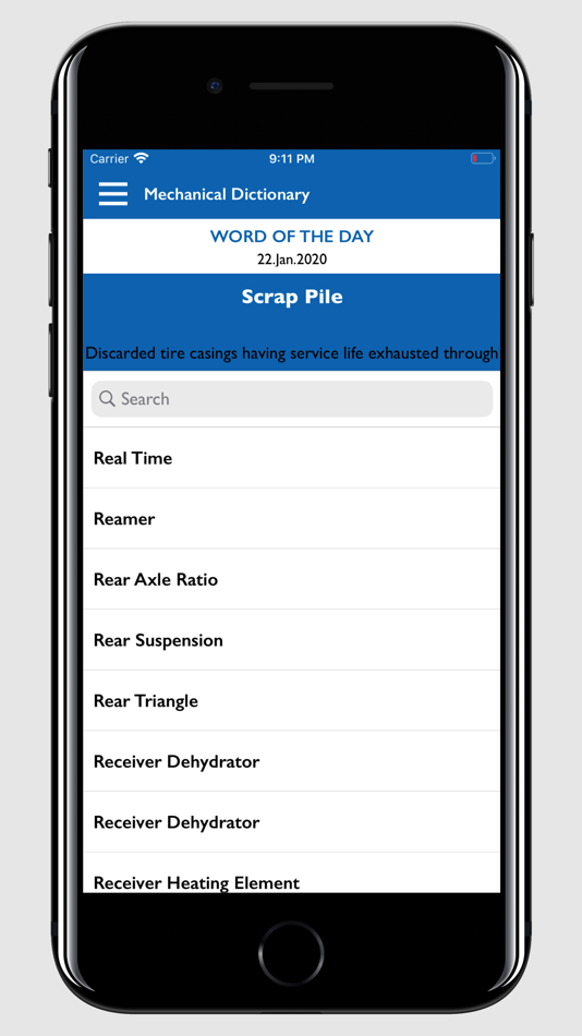 #1. Mechanical Dictionary Pro (iOS) 由: Donik Ariyanto