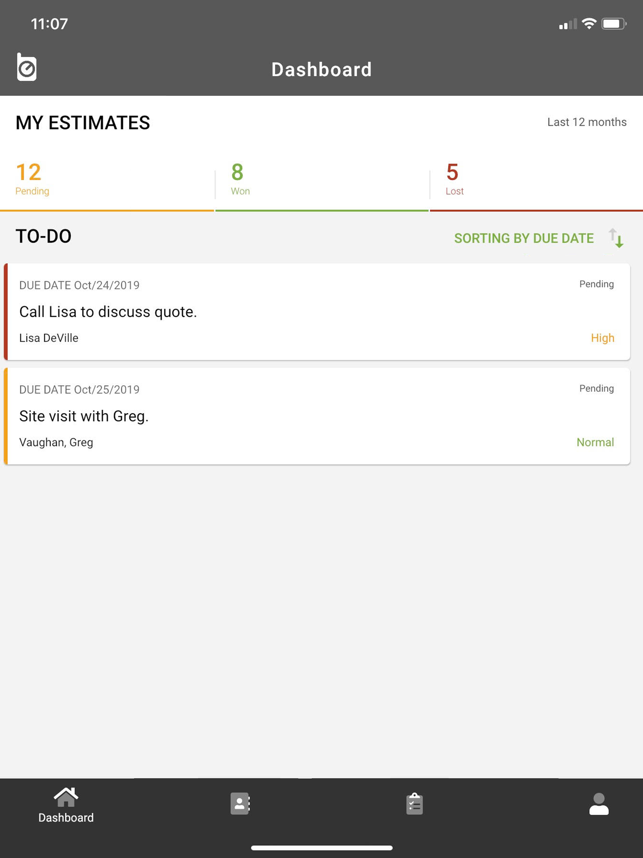 LMN CRM App