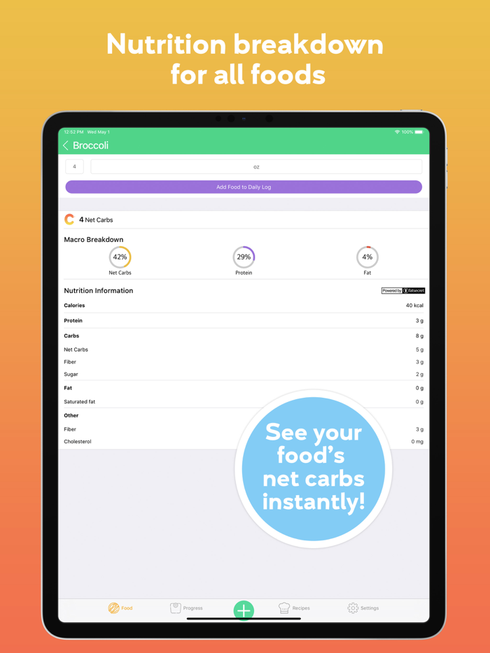 iCarb Keto Diet Tracker