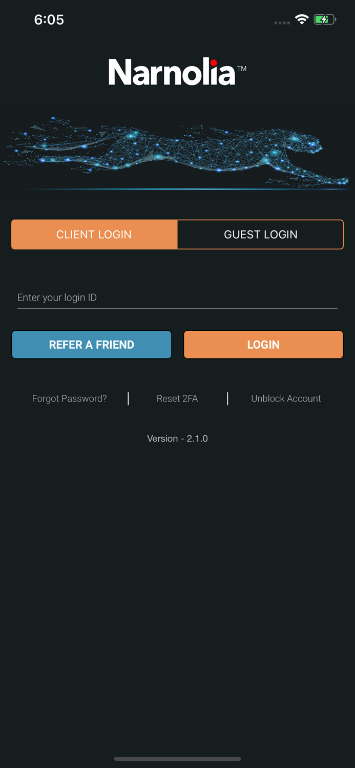Narnolia Mobile Share Trading