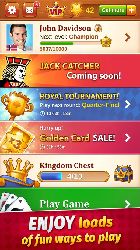 Solitaire Social: Classic Game