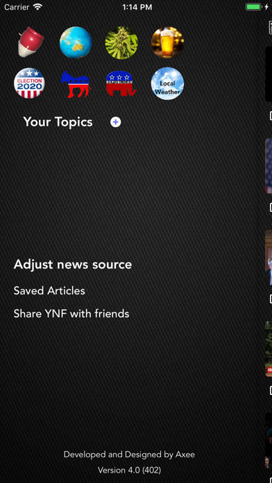 Your News Feed Screenshot