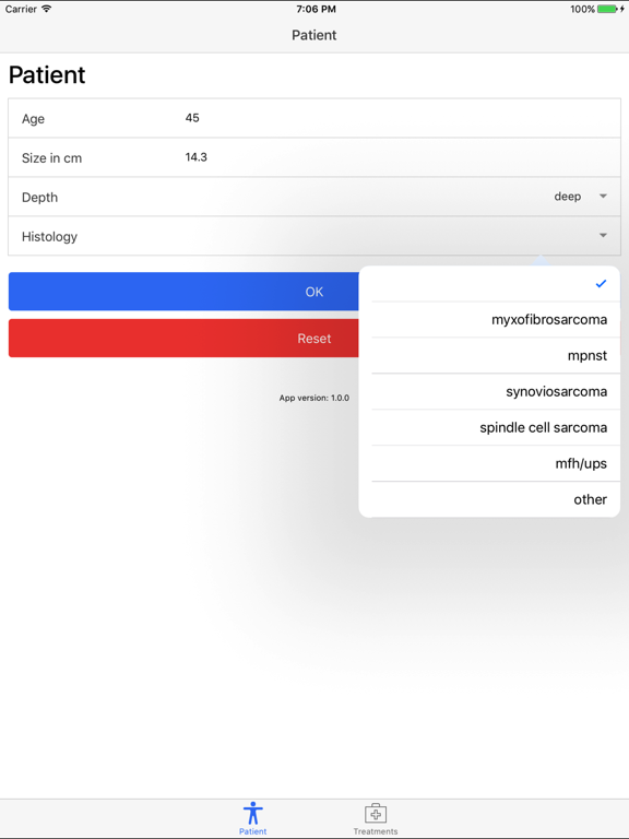 Screenshot #5 pour Personalized Sarcoma Care