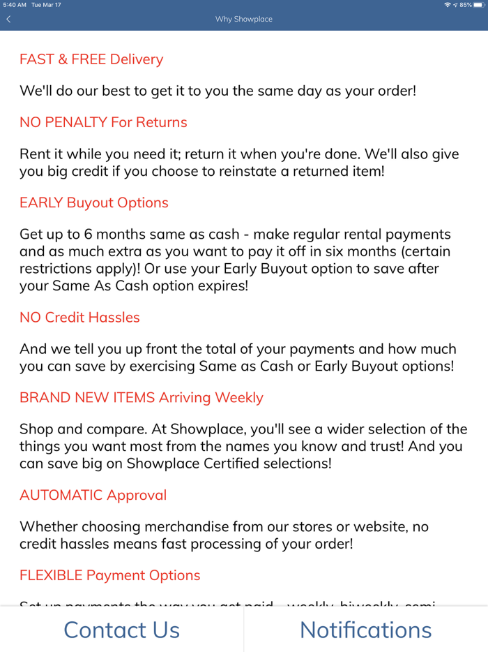 Showplace Rent to Own